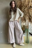 Annie Gingham Quirky 7/8 Pant Antique Rose